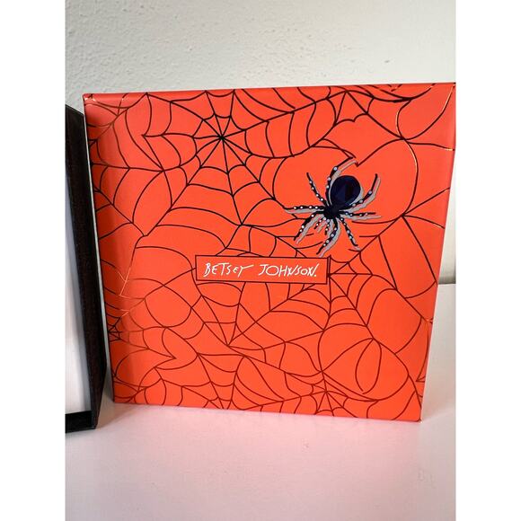 Betsey Johnson Dark Magic Mismatch Drop Earrings Skeleton Bride & Bat Moon - Picture 3 of 5